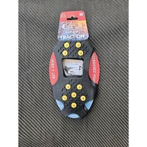 Crescent Moon Anti Slip Traction Shoe Covers Snow Ice Hike Trail Running Medium